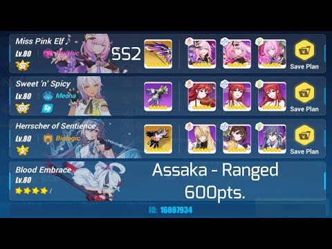 [HI3 SEA] EX Nirvana 436D | Assaka - Ranged | MPE(SS2), SnS, HoS - 600pts.