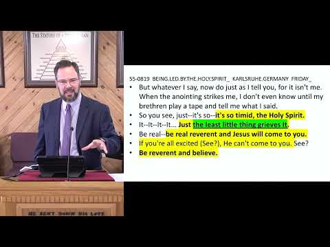 23-0723 - Grieve Not The Holy Spirit - Bob Black