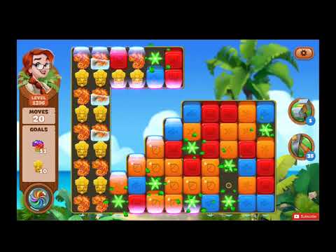 Lost Island Blast Adventure Level 1396 NO BOOSTERS - A S GAMING ✔