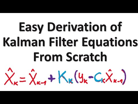 Easy Derivation of the Kalman Filter from Scratch by Using the Recursive Least Squares Method