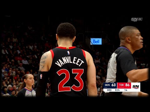 Fred VanVleet back to back three's - Raptors vs Nuggets | March 14, 2023
