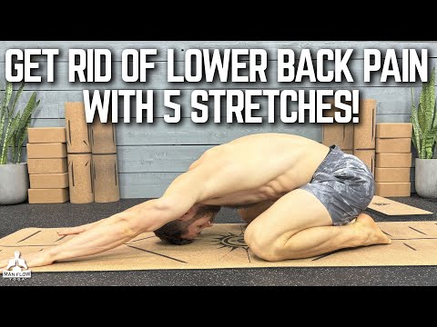 5 Essential Lower Back Stretches to Live Back Pain Free | Basic Yoga Poses for Men Tutorial Series
