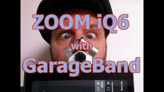 Video thumbnail for Zoom iQ6 with GarageBand - stereo recording! by Dan Baker
