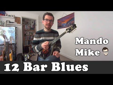 Introduction to 12 Bar Blues - Mandolin Lesson (Beginner & Intermediate)