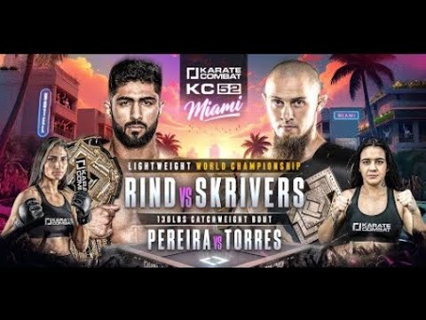 Karate Combat 52 Set to Ignite Miami with a Stacked Fight Card