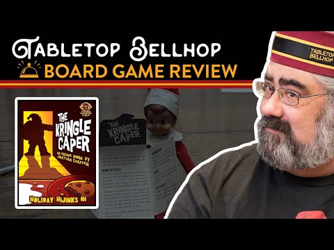 The Kringle Caper Review, A Christmas themed escape room card game, The first Holiday Hijinks game