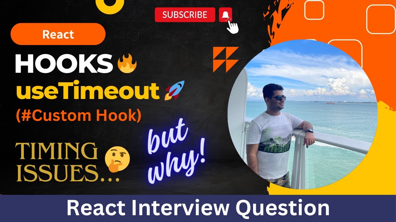React useTimeout custom hook | Timing and State issues with setTimeout | React Machine Coding