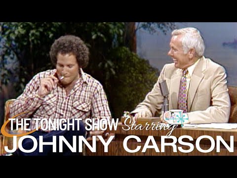 Albert Brooks Brings A Special Gift for Ed and Johnny | Carson Tonight Show