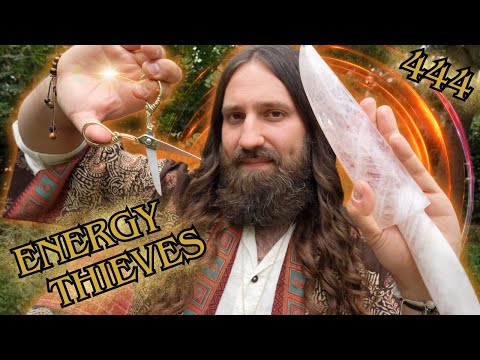 4K ASMR REIKI | Plucking, Snipping, Cutting & Removing Energy Vampires