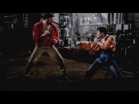 Classic Kung Fu Duel -- Jet Li  vs Tall American Military Officer