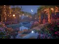 Cozy Enchanted Lake Garden In The Spring Night Relaxation Sounds For Sleep Focus Study Relax