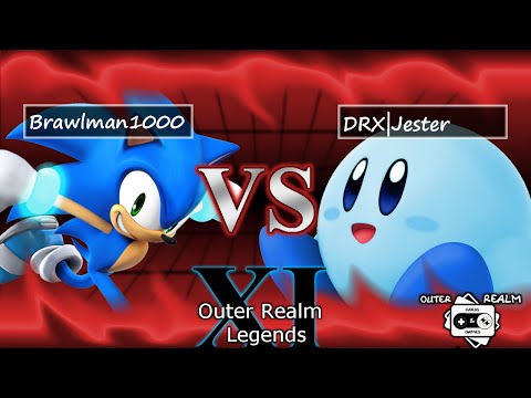 ORLXI - Brawlman1000 (Sonic) vs. DRX Jester (Kirby, Rosalina) - WFs - Smash 4 - Wii U