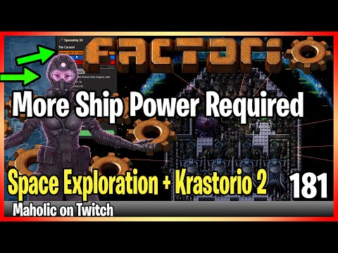 ⚙️Factorio Space Exploration & Krastorio 2 Mod✅🏭➡️4000 Sized Test flight 252 speed x182