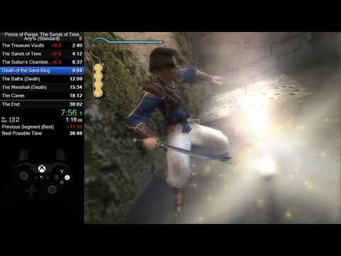 Prince of Persia Sands of Time Any% Standard 34:33 WR run (commentary with Vynneve)