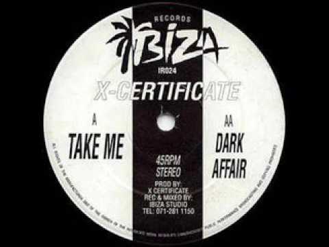 X-Certificate - Dark Affair  IR024