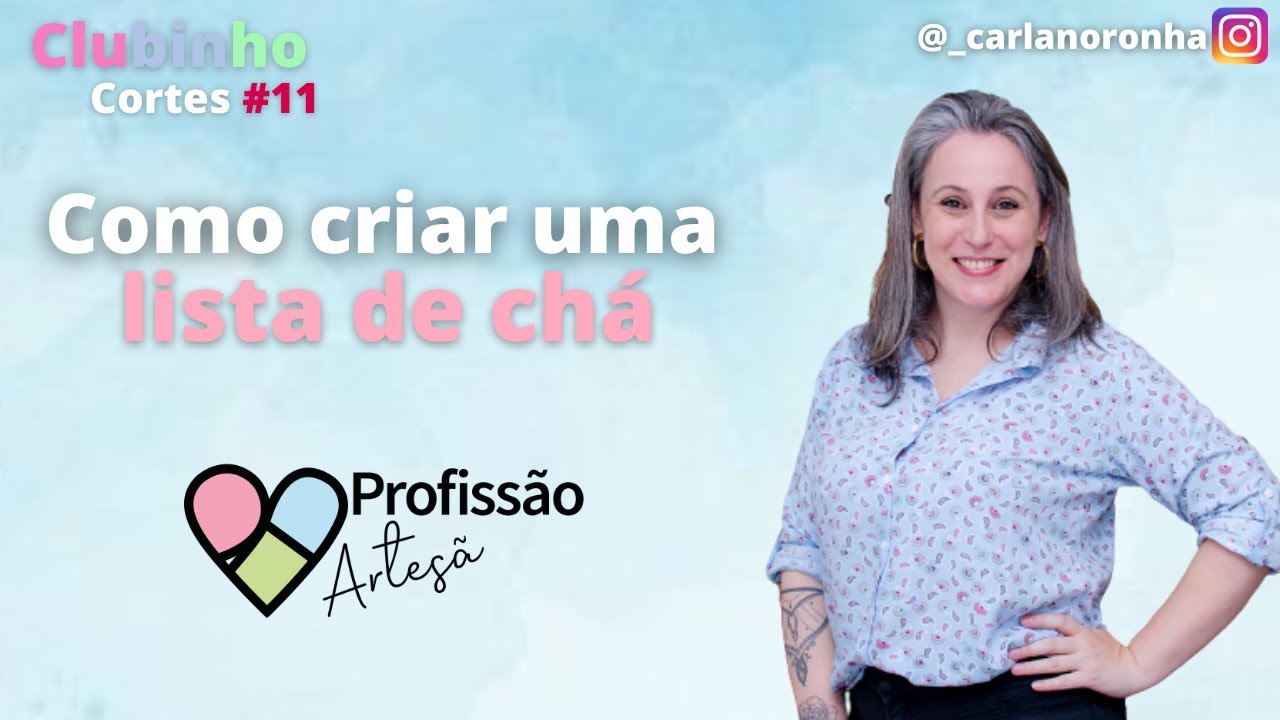 Como cria uma lista de chá e bebê