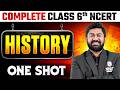 Complete History In 1 Shot Class 6th NCERT Free NCERT Series UPSC