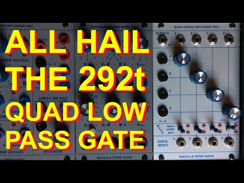 Tiptop Audio Buchla 292T Quad Lopass Gate  Silver image 2