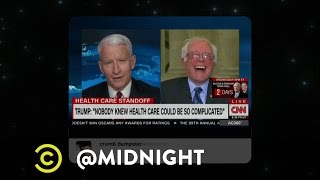 Repeal and Replace - Bernie Busts a Gut - @midnight with Chris Hardwick