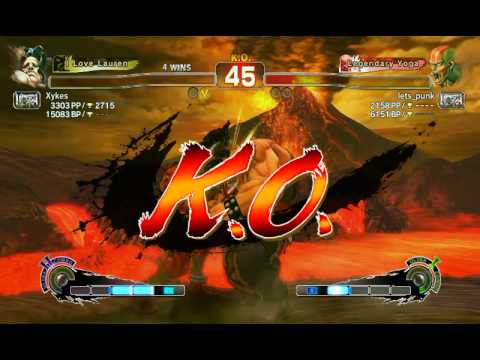 USF4 Xykes (Hugo) vs lets_punk (Dhalsim)
