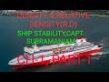 DENSITY RELATIVE DENSITY SHIP STABILITY CHAPTER 1 CAPT Subramaniam