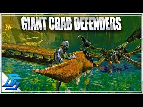 RAID ASSAULT ON CRAB TRIBE, KARKINOS DEFENDERS - Ark Survival Evolved - Ark Pvp Part 8 - Aberration