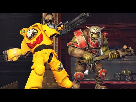 TERMINATOR GAMEPLAY: Autocannon vs Orks! - Warhammer 40k: Space Marine, Augmented Mod