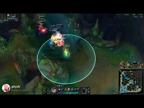 ezreal triple kill in da river