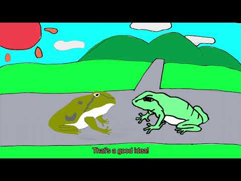 日本文化学科 The two frogs from different towns 名護（なご）の蛙（かえる）と本部（もとぶ）の蛙（かえる）　沖縄の民話・昔話（18AA063）