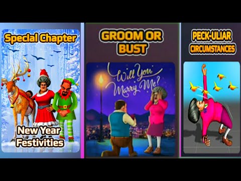 Scary Teacher 3D New Update,New Levels New Chapter || New Year Festivities Level-5&6 (Android,iOS).