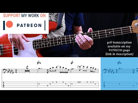 3 Doors Down -  Here Without You (Bass cover with tabs)