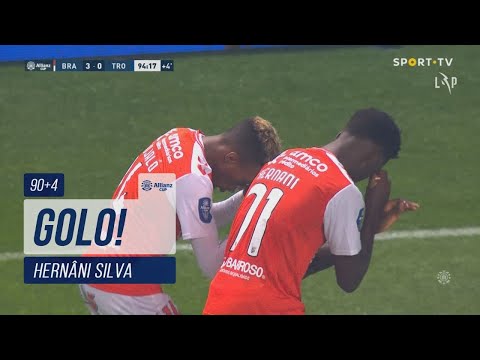 Goal | Golo Hernâni Silva: SC Braga (3)-0 CD Trofense (Taça da Liga 22/23 - Fase 3 - Jornada 1)