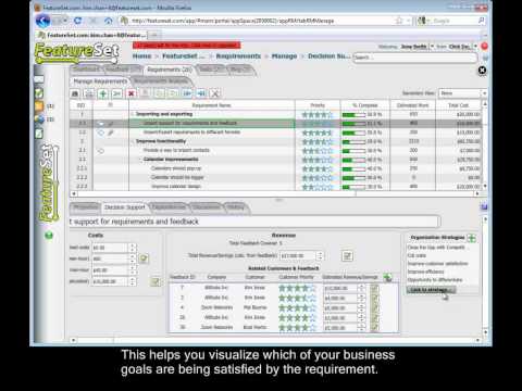 How to use FeatureSet's Requirements Management Capabilities