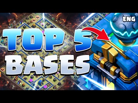 TOP 5 TH12 BASES for WAR, CWL & Ranked! (clash of clan)