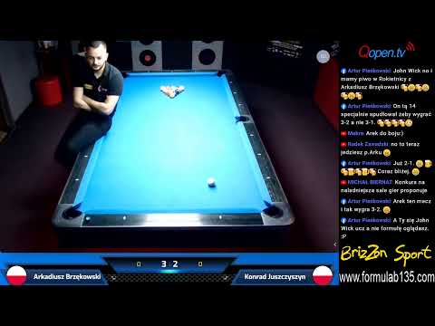 Arkadiusz Brzękowski vs Konrad Juszczyszyn - Turniej Formuła B 1-3-5 PRO Q24q.Pl - Grupa C