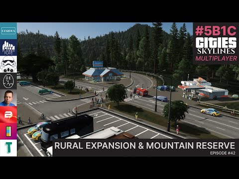 Introducing Rural Transit & Mountain-Side Cabins In Cities Skylines! | 5B1C