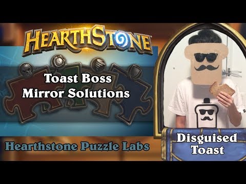 Hearthstone Puzzle Labs - Toast Boss Mirror Puzzle Solutions