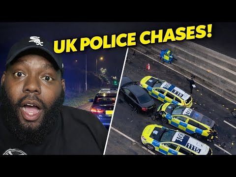 AMERICAN REACTS TO 42 MINUTES OF UK POLICE CHASES