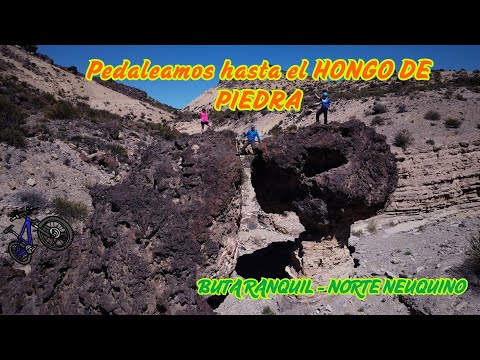 🍄 HONGO DE PIEDRA en bici 🚵‍♀️ Buta Ranquil - Norte neuquino
