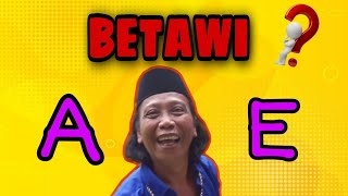 Download lagu REVEALED: Here is the difference between the Betawi 'A' and 'E' according to Baba Mandra ‼️ (1/2) mp3