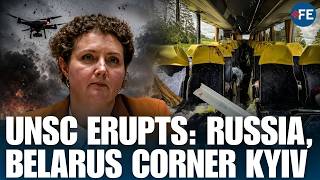 Russia Calls Bryansk Bus Attack 'TERRORISM' As Belarus Blames Ukrainian Drone At UN SECURITY COUNCIL