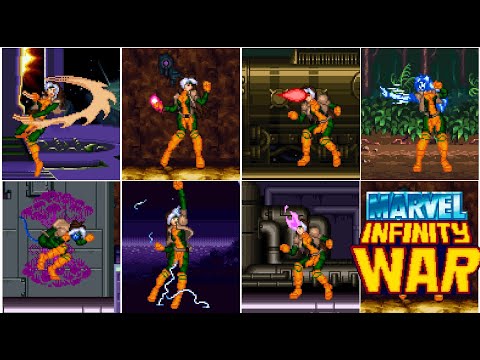 All Rogue's move steal Showcase - Marvel Infinity War