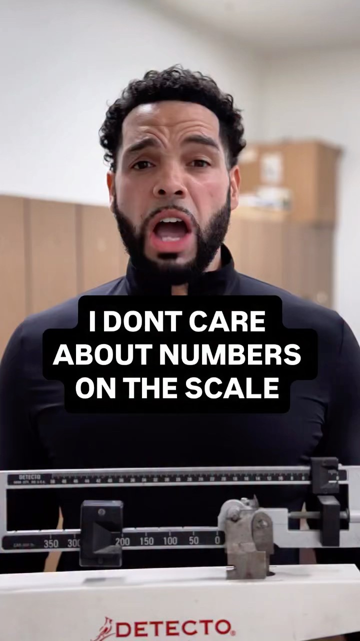 I don’t care about the numbers on the scale🤤