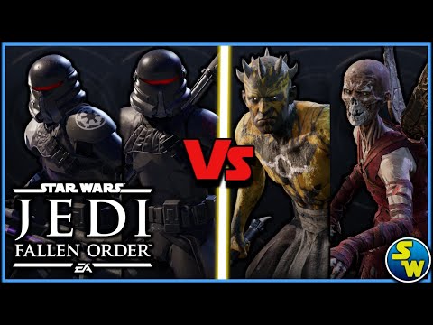 Purge Troopers Vs Nightbrothers and Nightsisters! | Star Wars: Jedi Fallen Order Battle Grid