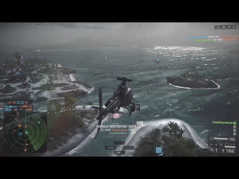 Scout Helicopter gameplay on Paracel Storm 33 Kills - Battlefield 4