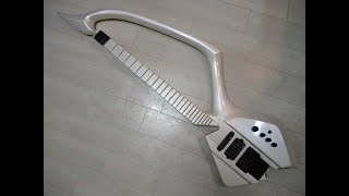 Video thumbnail for Model C Type Electric Guitar (Prince Model Type) by KWB NKNK