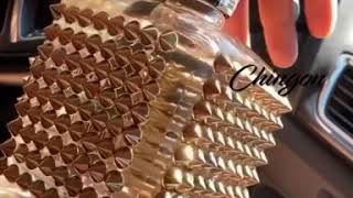 Decoración en botella de Tequila Don Julio 70