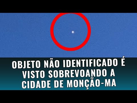 Objeto não identificado é visto sobrevoando a cidade de Monção-MA