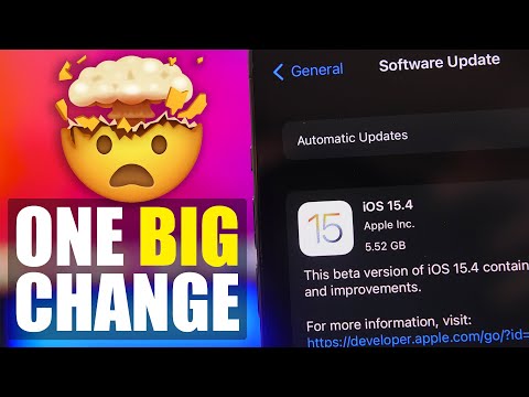 iOS 15.4 Update - This Changes iOS 15 Forever !