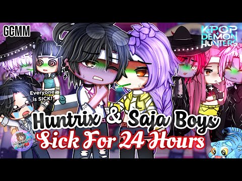HUNTR/X & SAJA Boys Sick For 24 Hours | KPOP Demon Hunters | GLMM / GCMM | Gacha Club Mini Movie